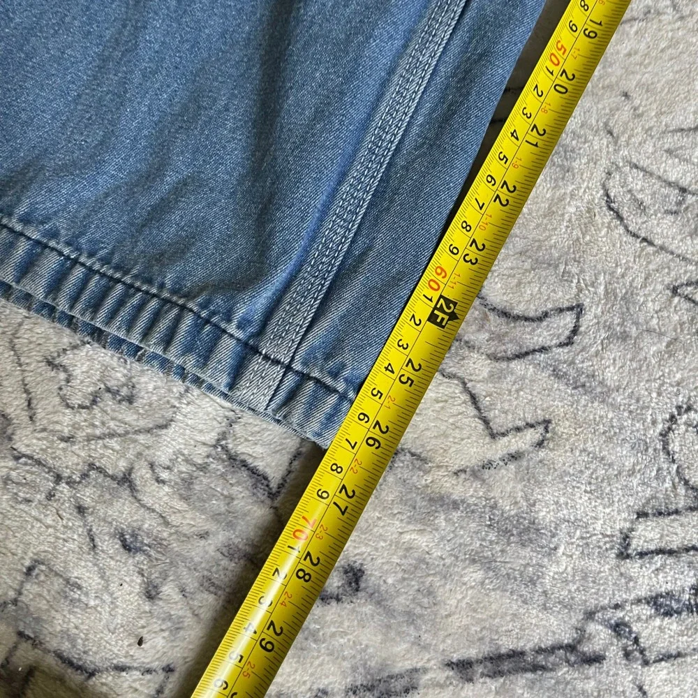 Liberty Mens Denim Overalls Medium Wash Blue Bib Workwear Dungarees 40x28